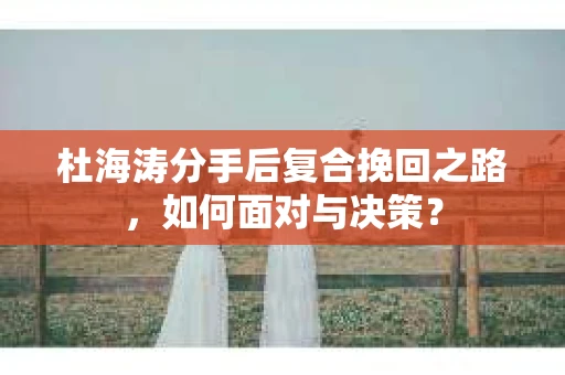 杜海涛分手后复合挽回之路，如何面对与决策？