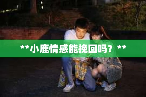 **小鹿情感能挽回吗？**