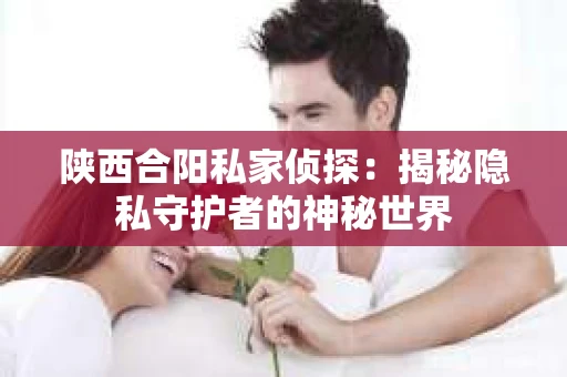 陕西合阳私家侦探：揭秘隐私守护者的神秘世界