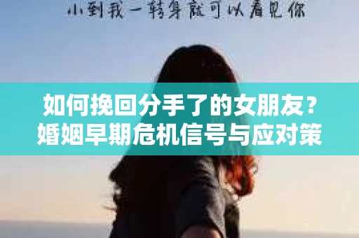 如何挽回分手了的女朋友？婚姻早期危机信号与应对策略