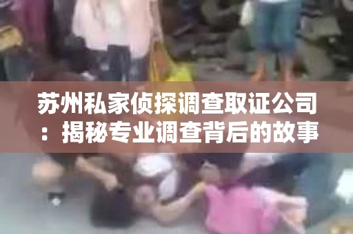 苏州私家侦探调查取证公司：揭秘专业调查背后的故事