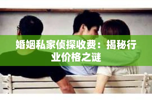 婚姻私家侦探收费：揭秘行业价格之谜