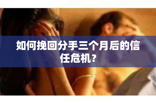如何挽回分手三个月后的信任危机? 如何挽回分手三个月后的信任危机?