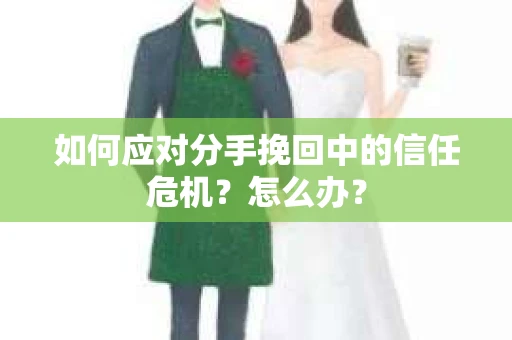 如何应对分手挽回中的信任危机？怎么办？