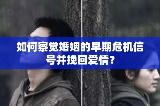 如何察觉婚姻的早期危机信号并挽回爱情？