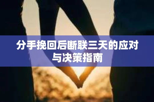 分手挽回后断联三天的应对与决策指南